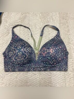 Beautiful Watercolor Victoria Secret 34D Pullover Comfort Support Bra